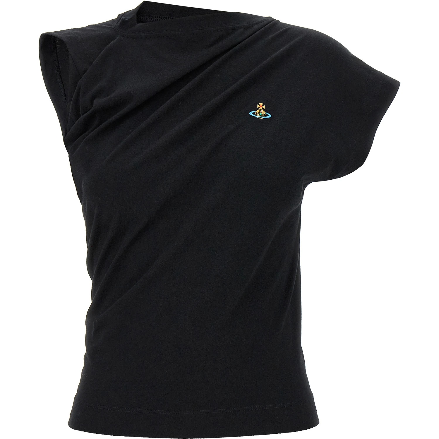 Black Cotton T-Shirt