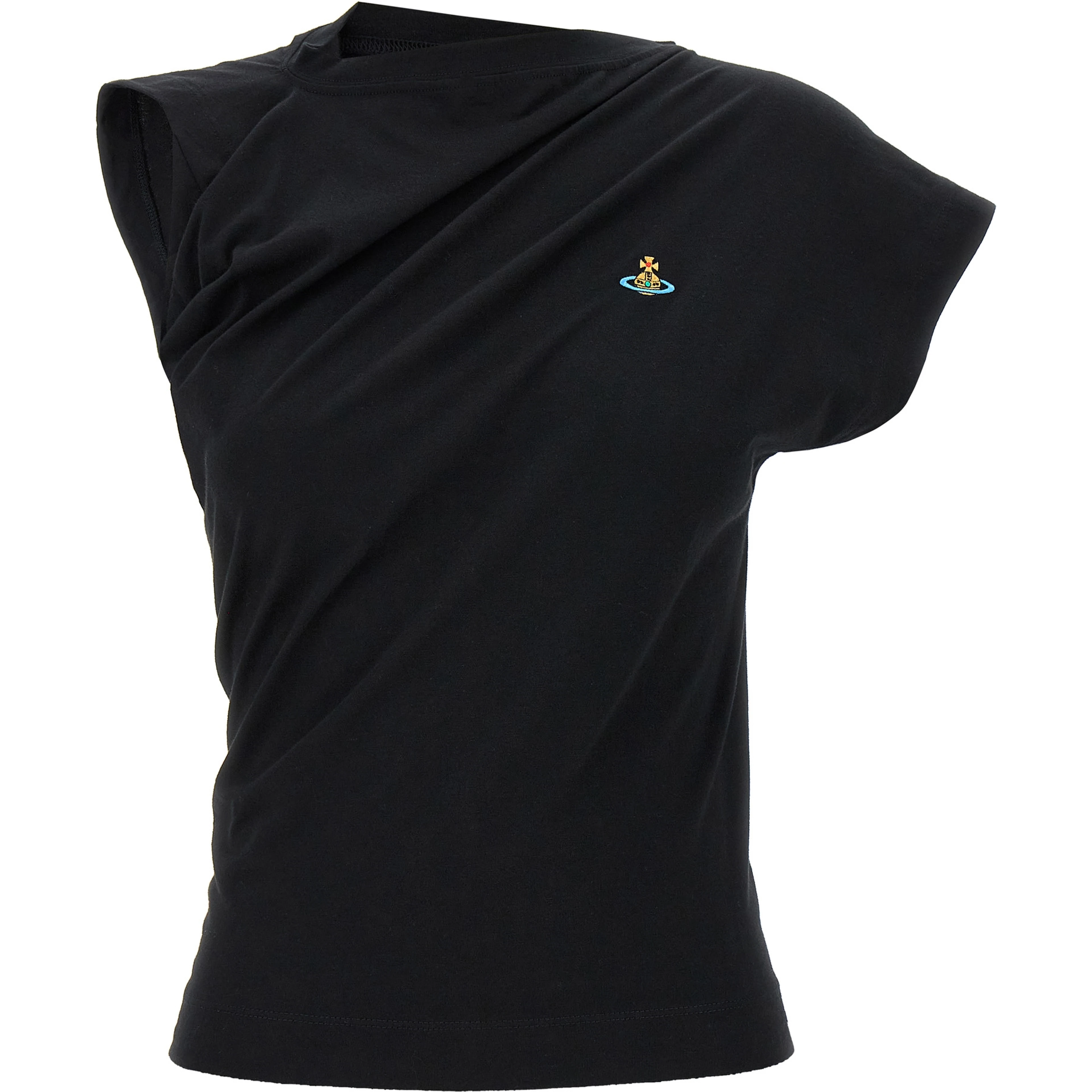 Black Cotton T-Shirt