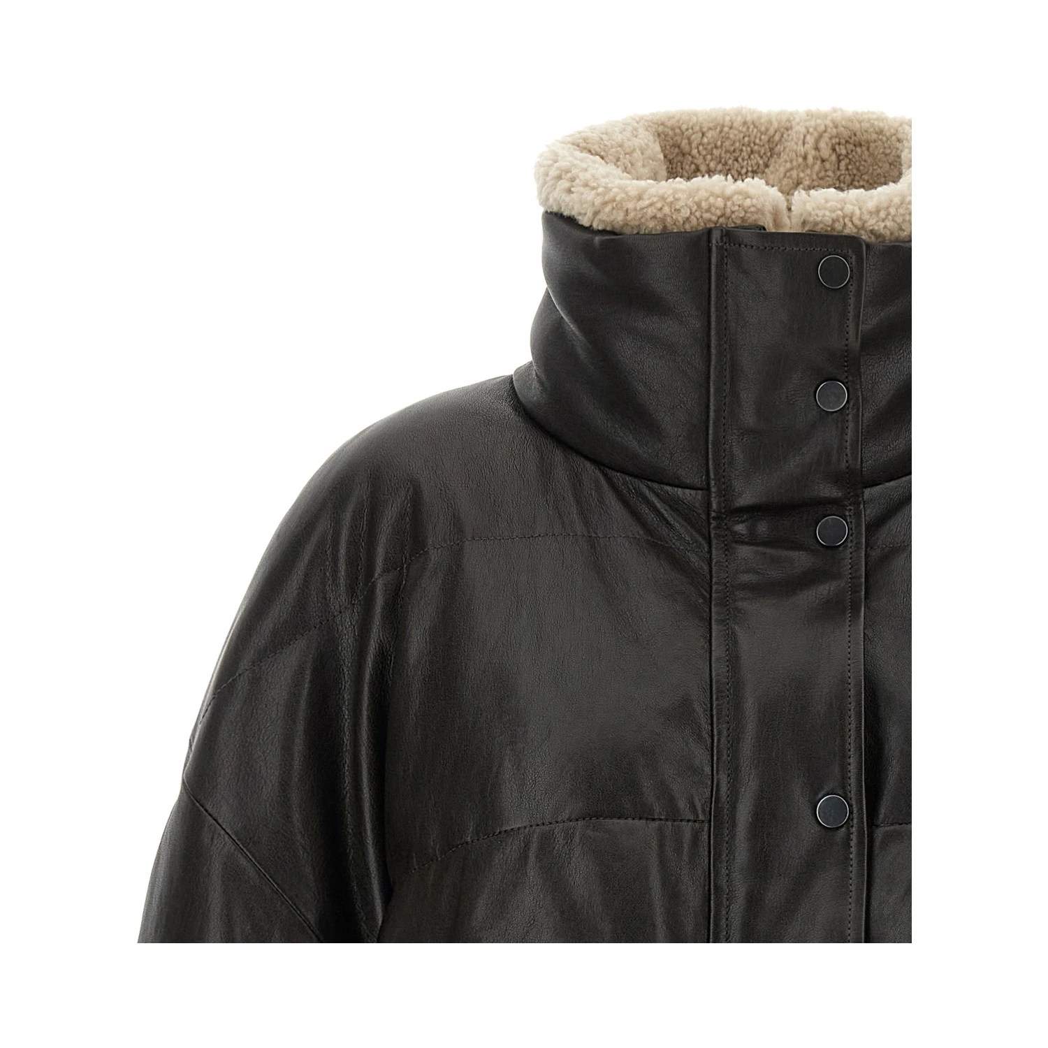 Brown Lamb Leather Leather Jacket