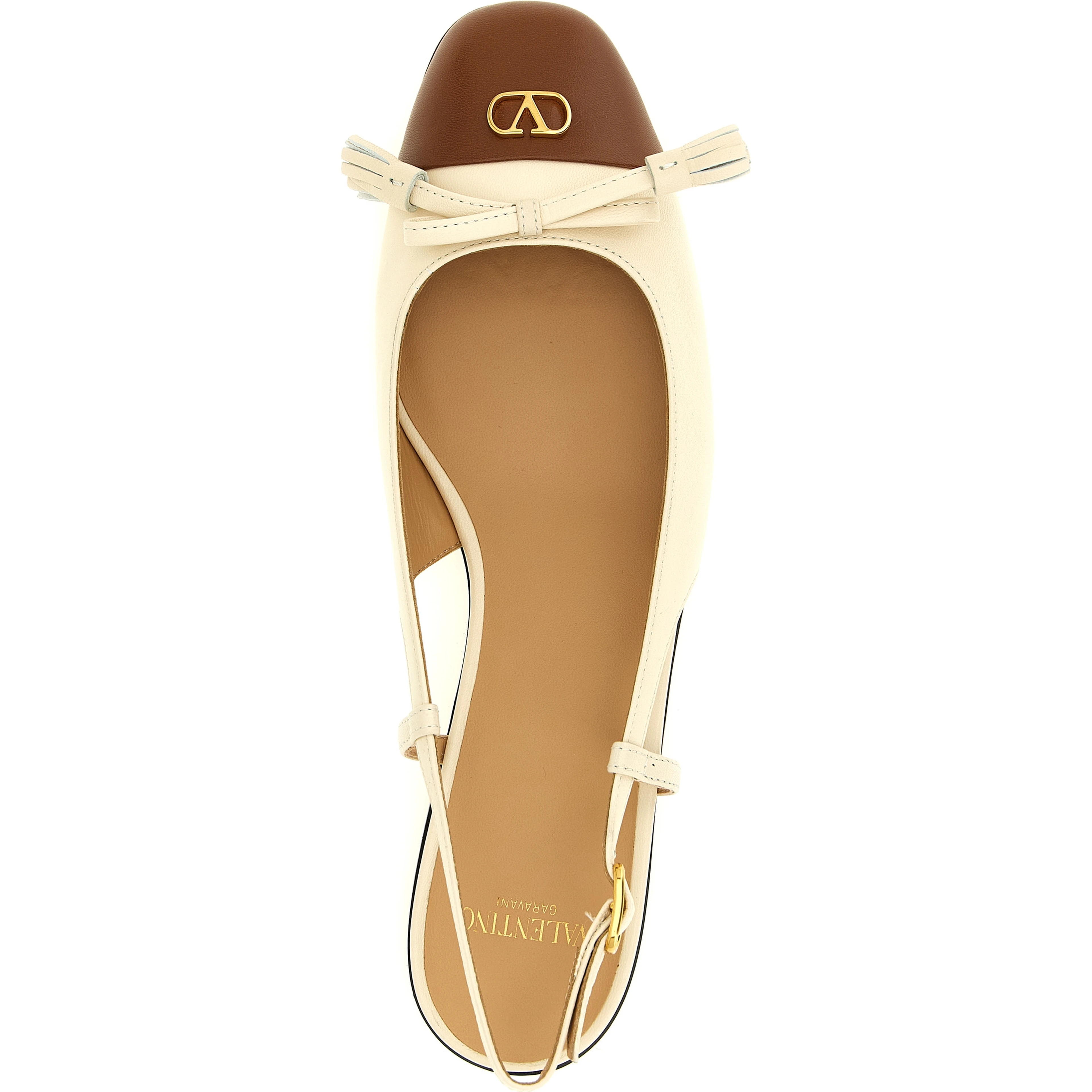 Black Leather Ballet Flats