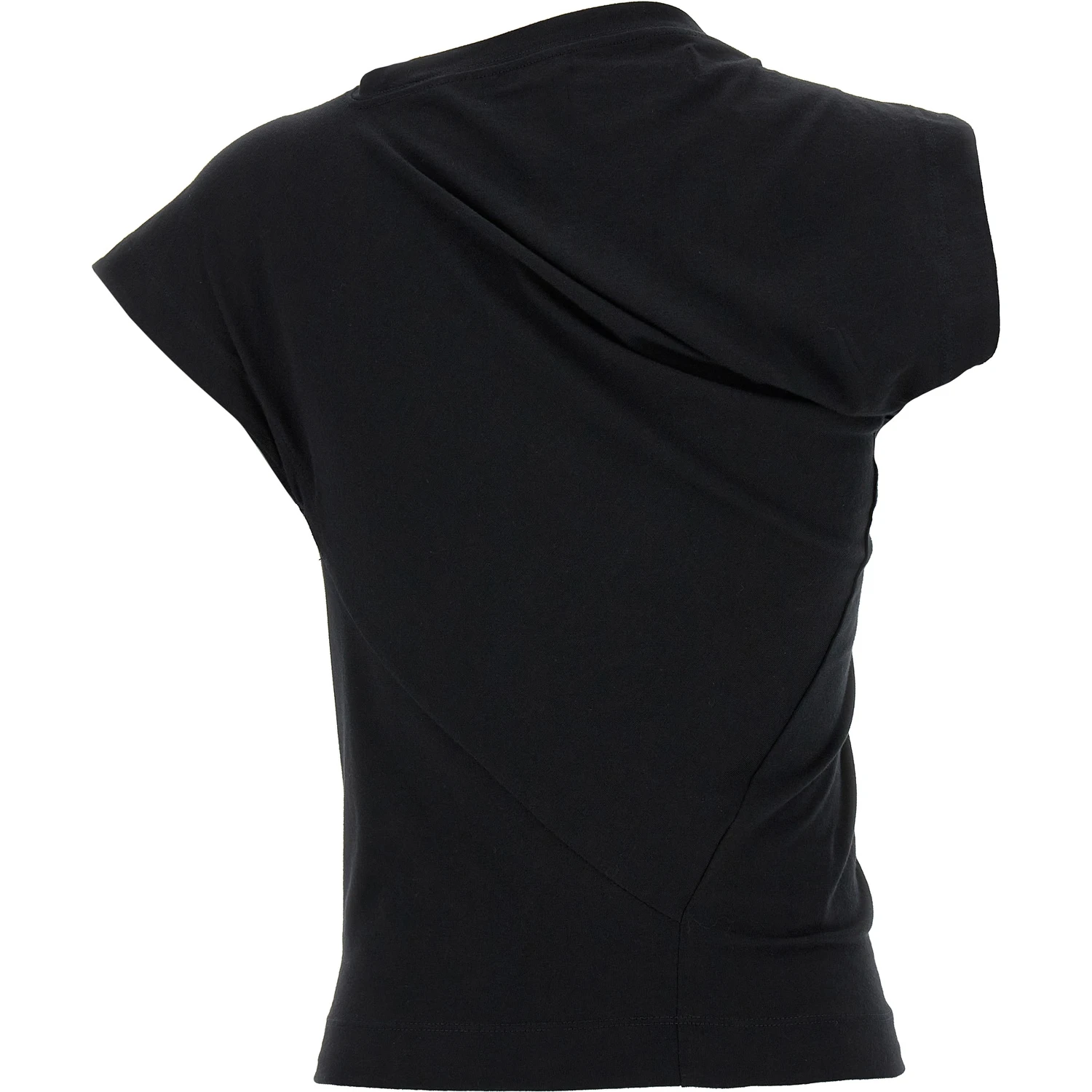 Black Cotton T-Shirt