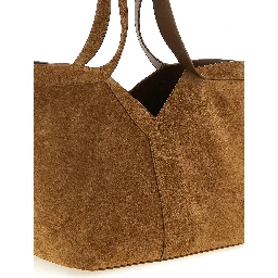 Brown Calfskin Tote Bag