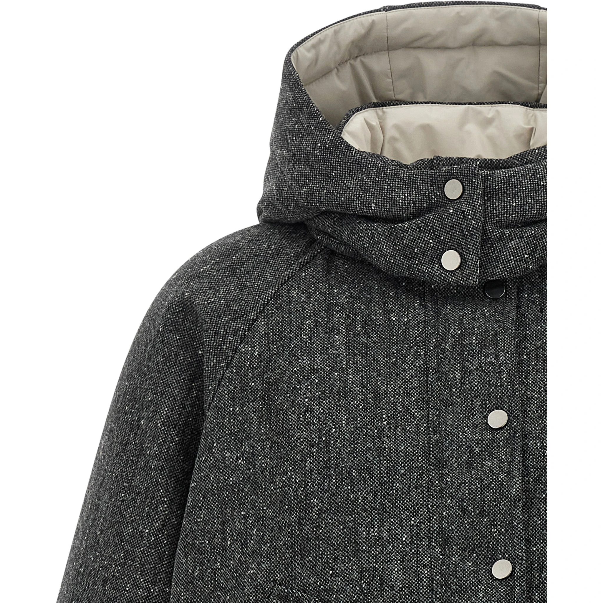 Gray Virgin Wool Jacket