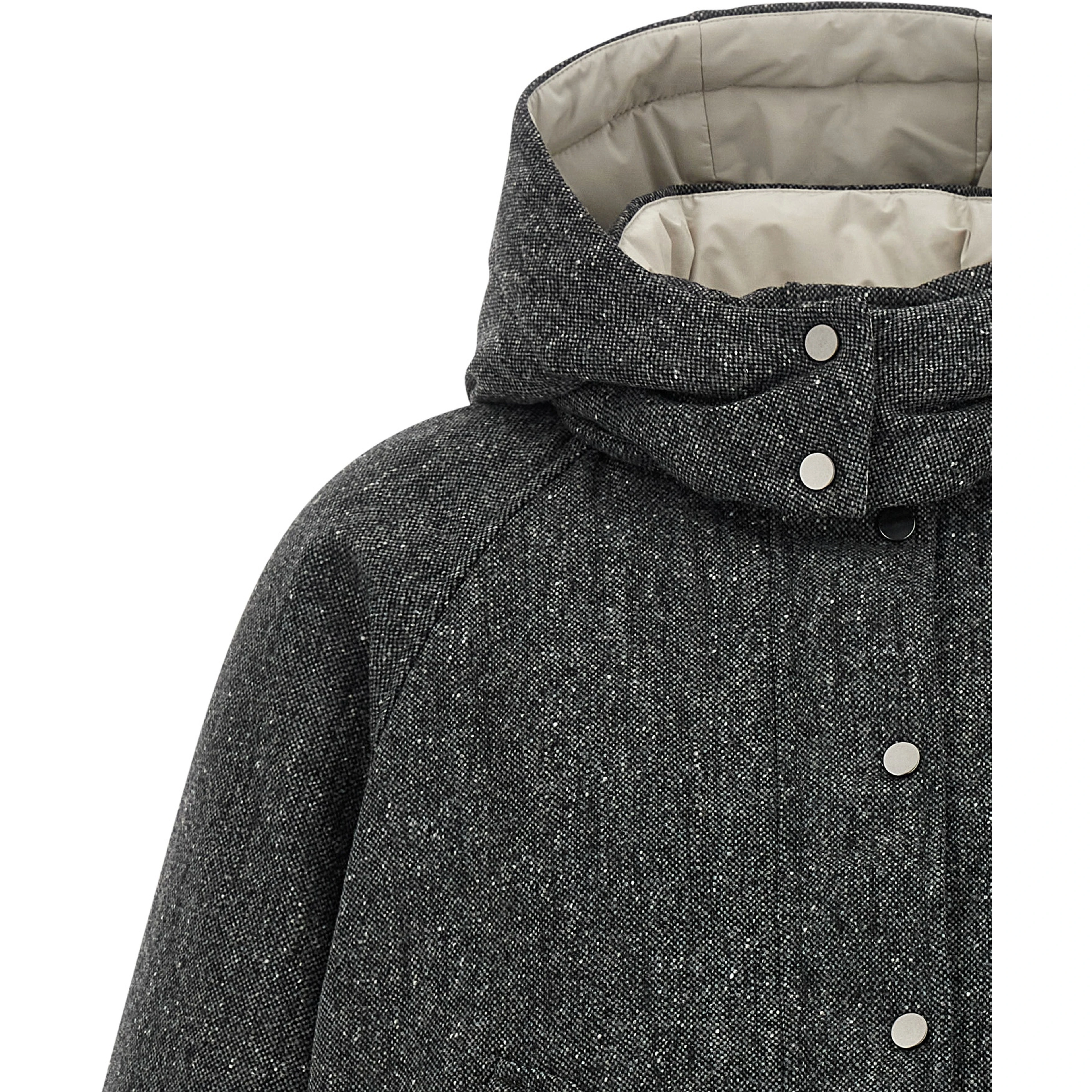 Gray Virgin Wool Jacket