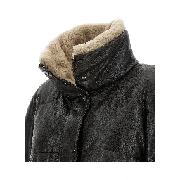 Brown Lamb Leather Leather Jacket