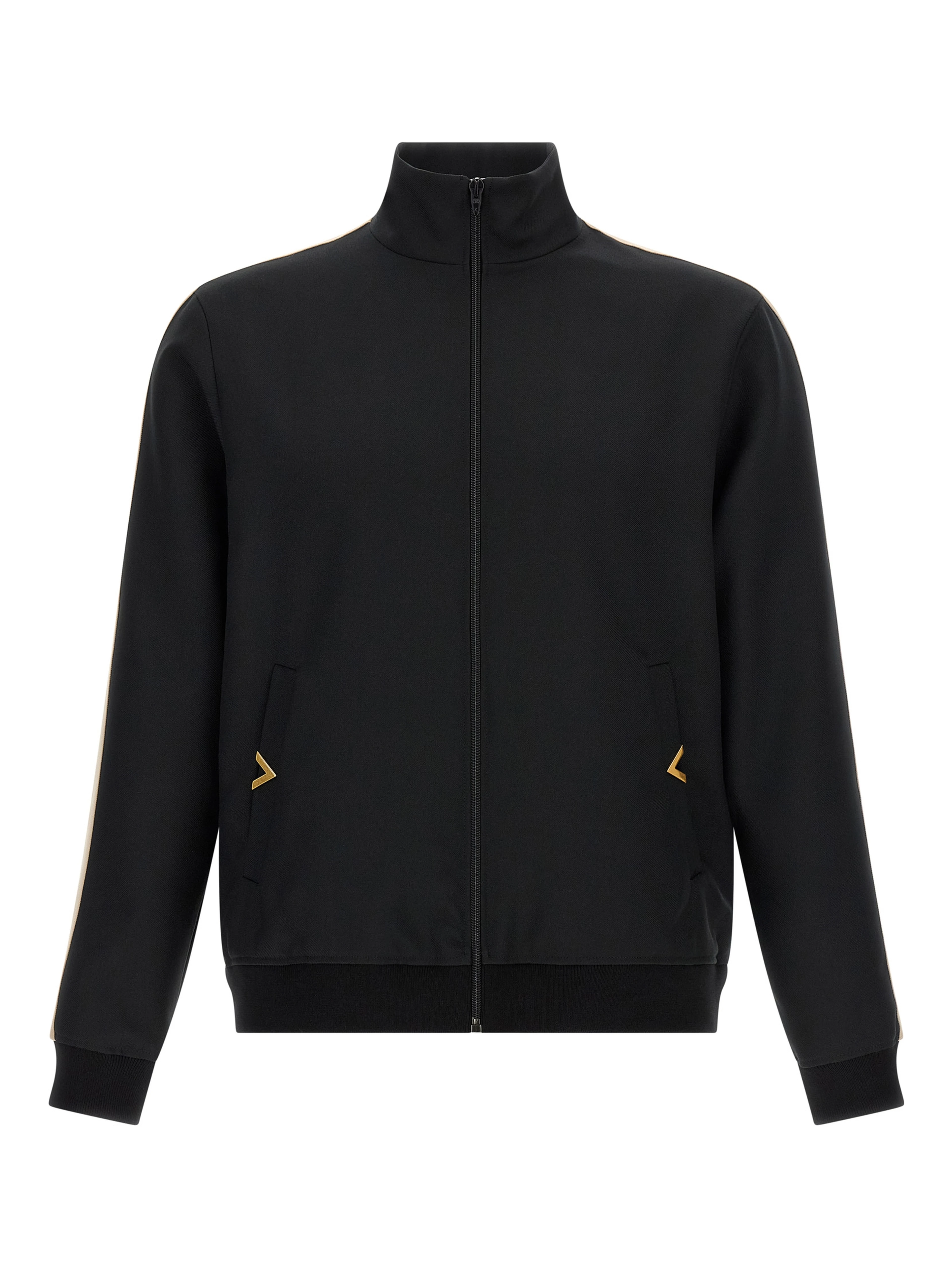 Black Polyester Sweatshirt