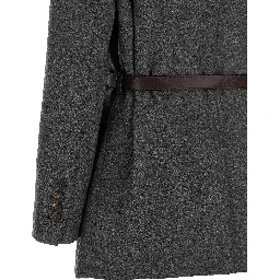 Gray Virgin Wool Blazer