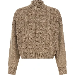 Beige Cashmere Cardigan