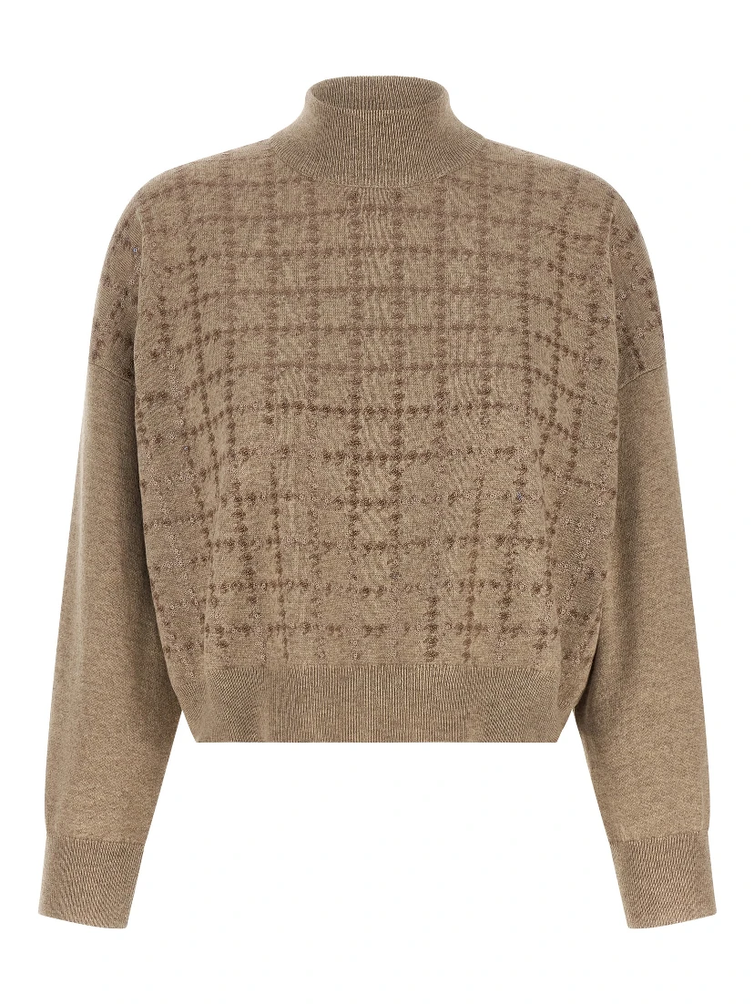 Beige Cashmere Cardigan