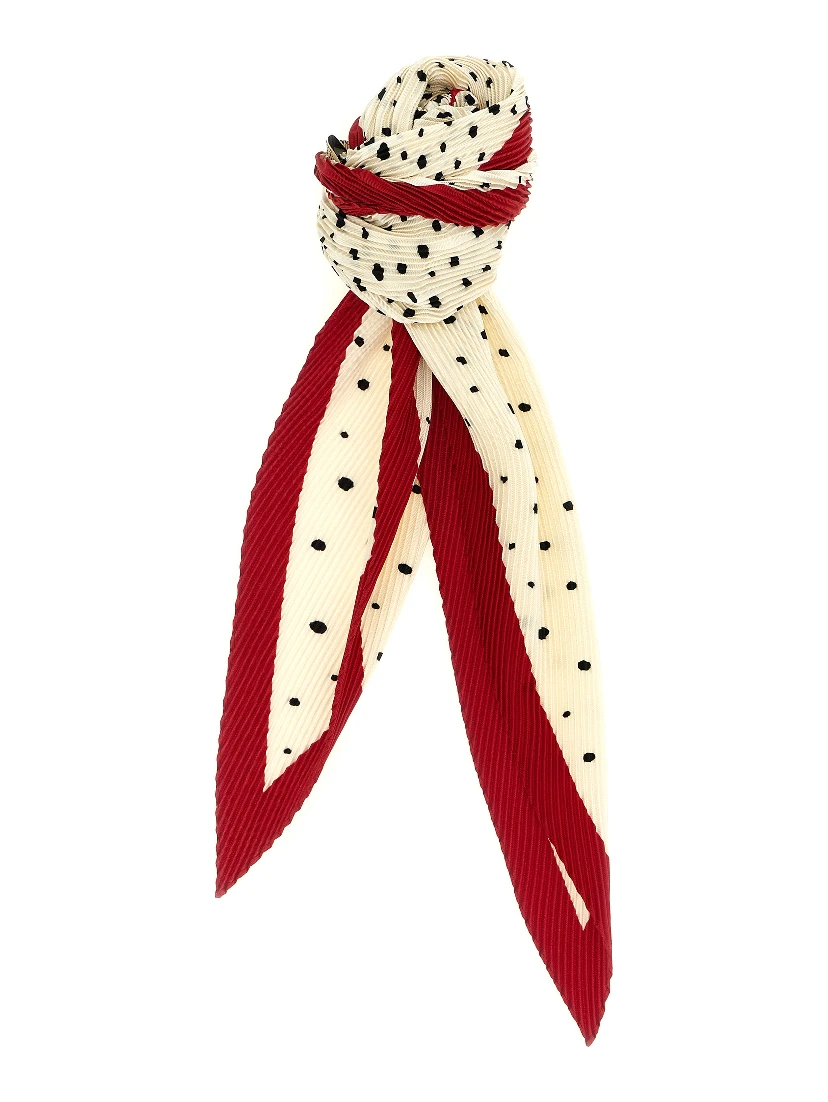 Bicolor Silk Scarf