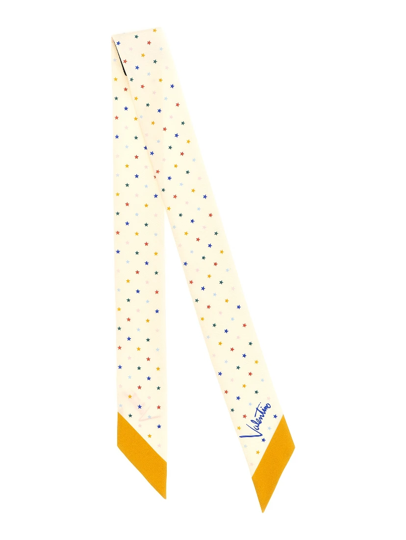 Multicolor Silk Foulard