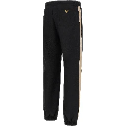 Black Polyester Athletic Pants