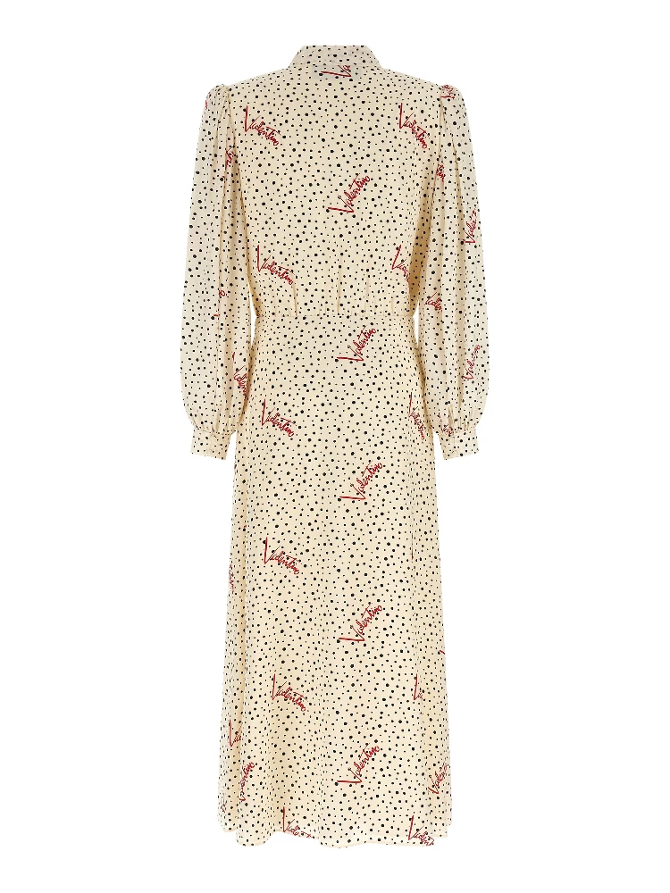 Multicolor Silk Midi Dress alternative