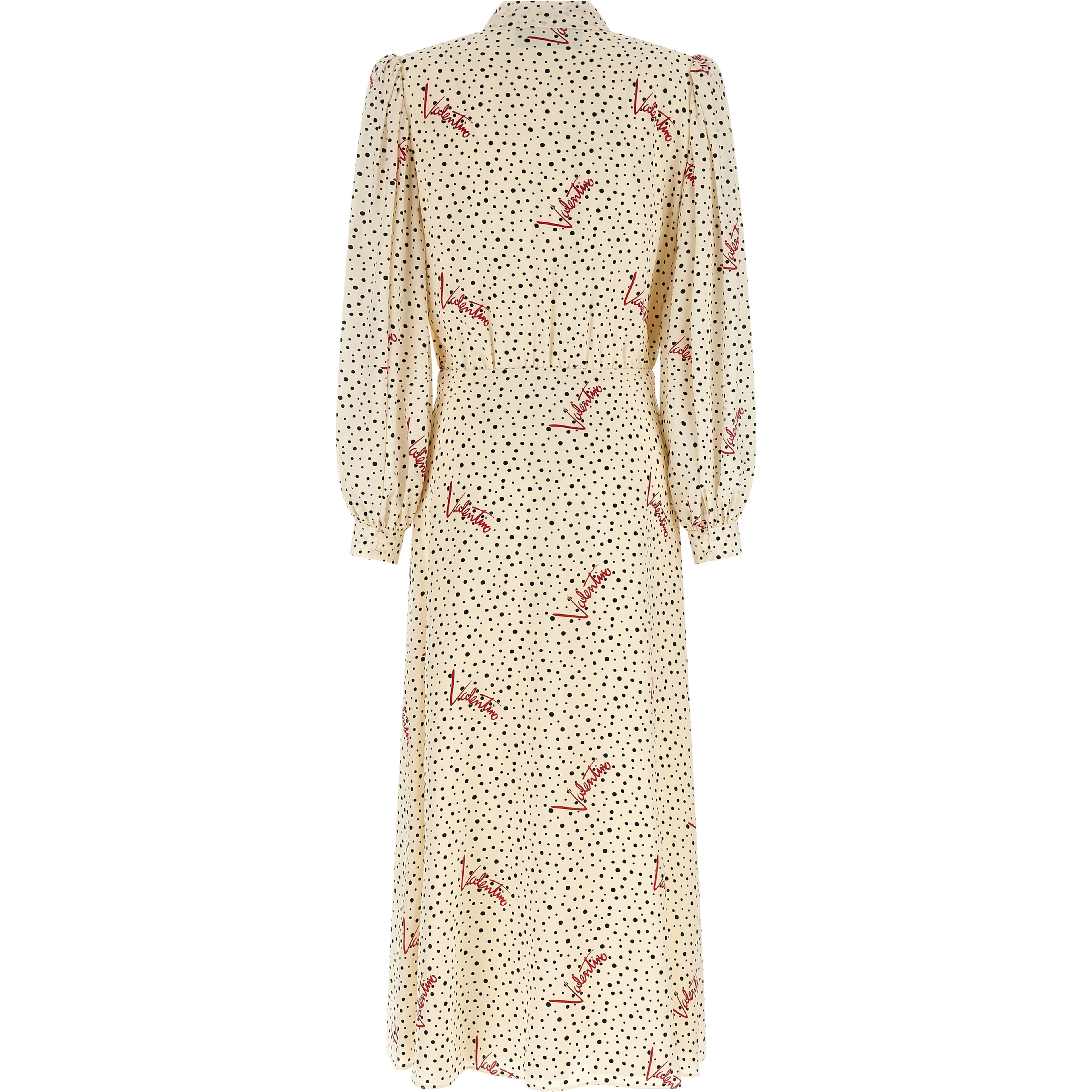 Multicolor Silk Midi Dress