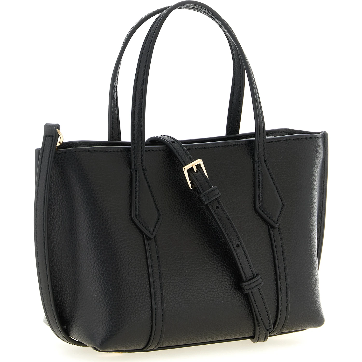 Black Cowhide Handbag