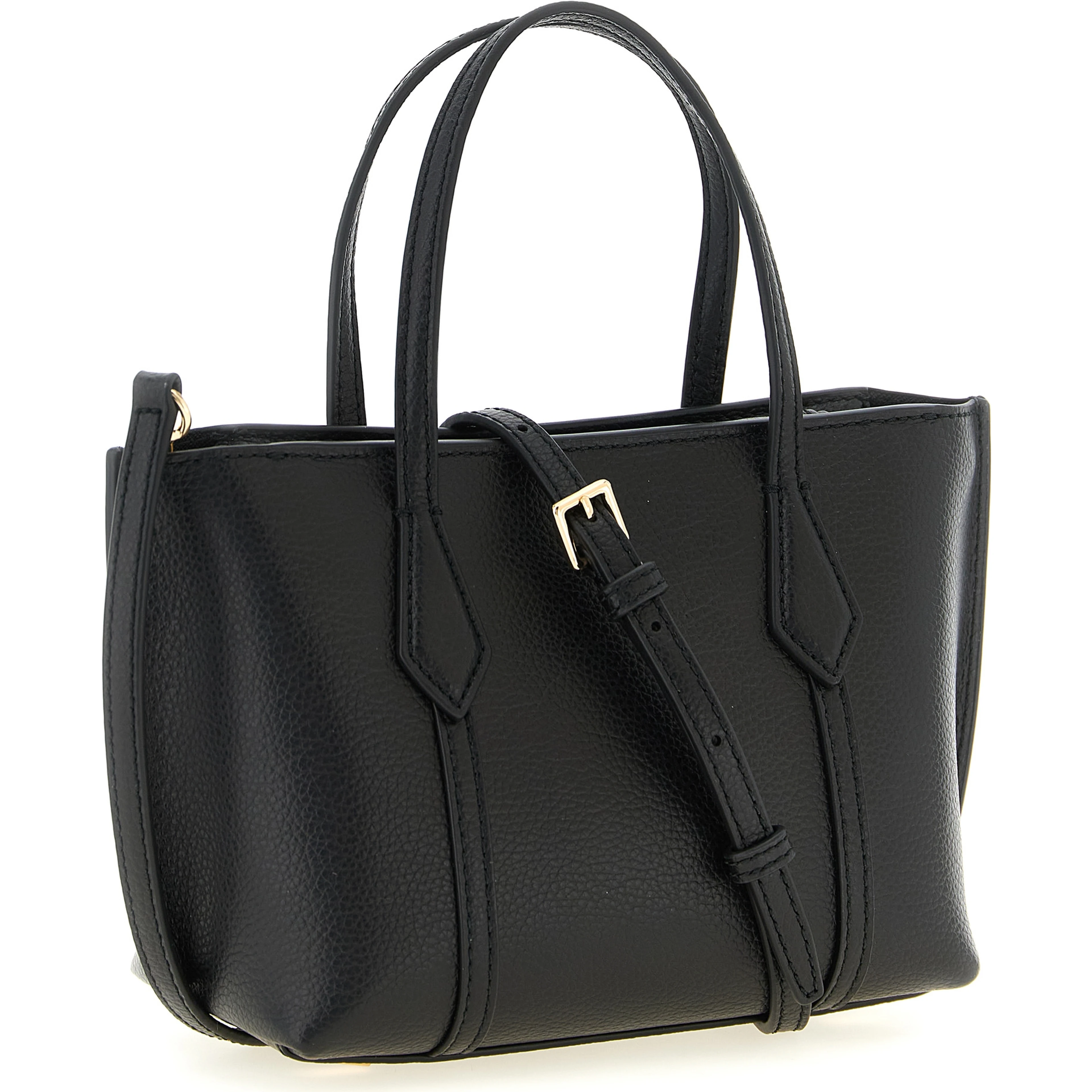 Black Cowhide Handbag