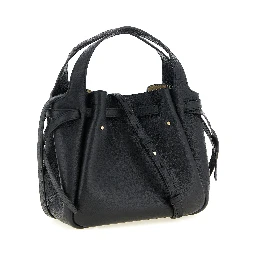 Black Cowhide Handbag