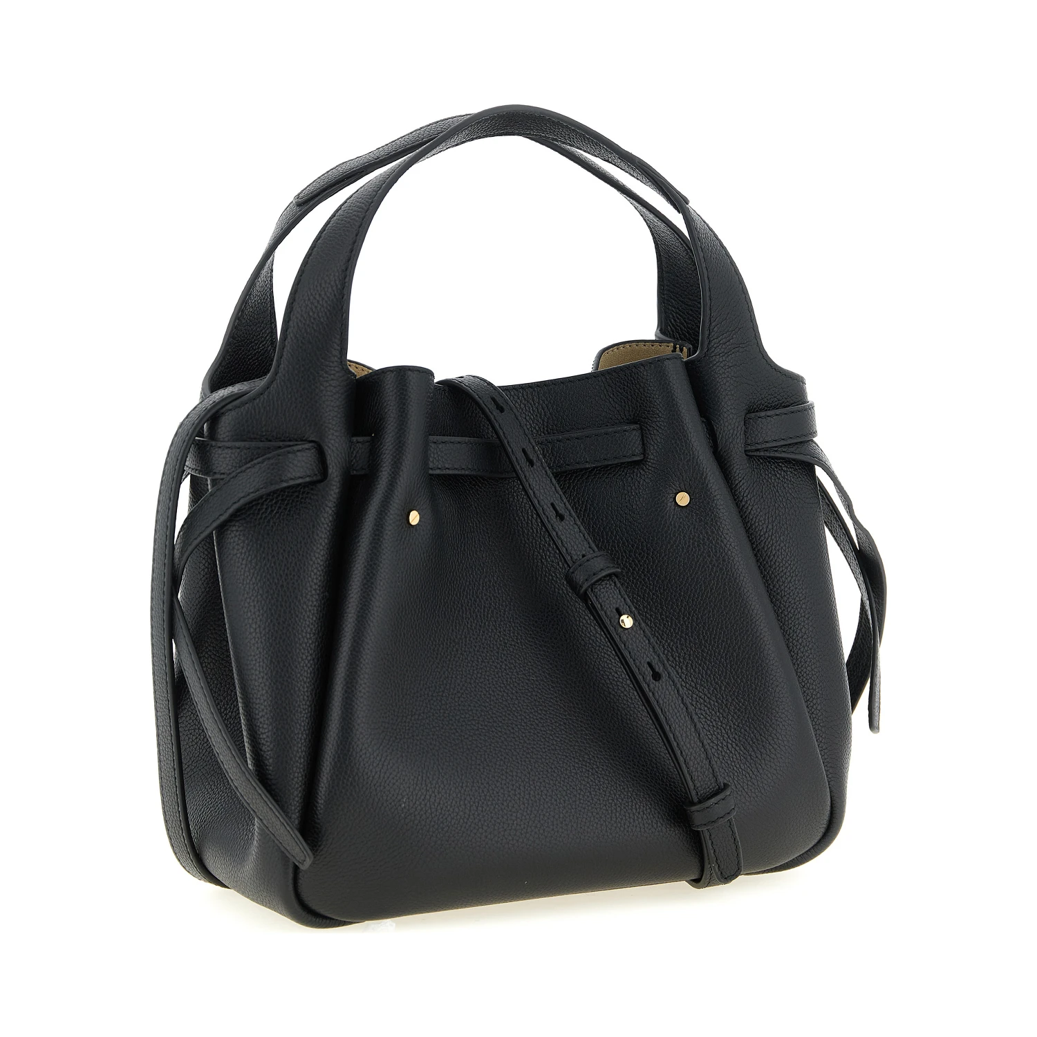 Black Cowhide Handbag