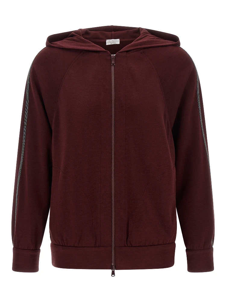 Bordeaux Cotton Sweatshirt