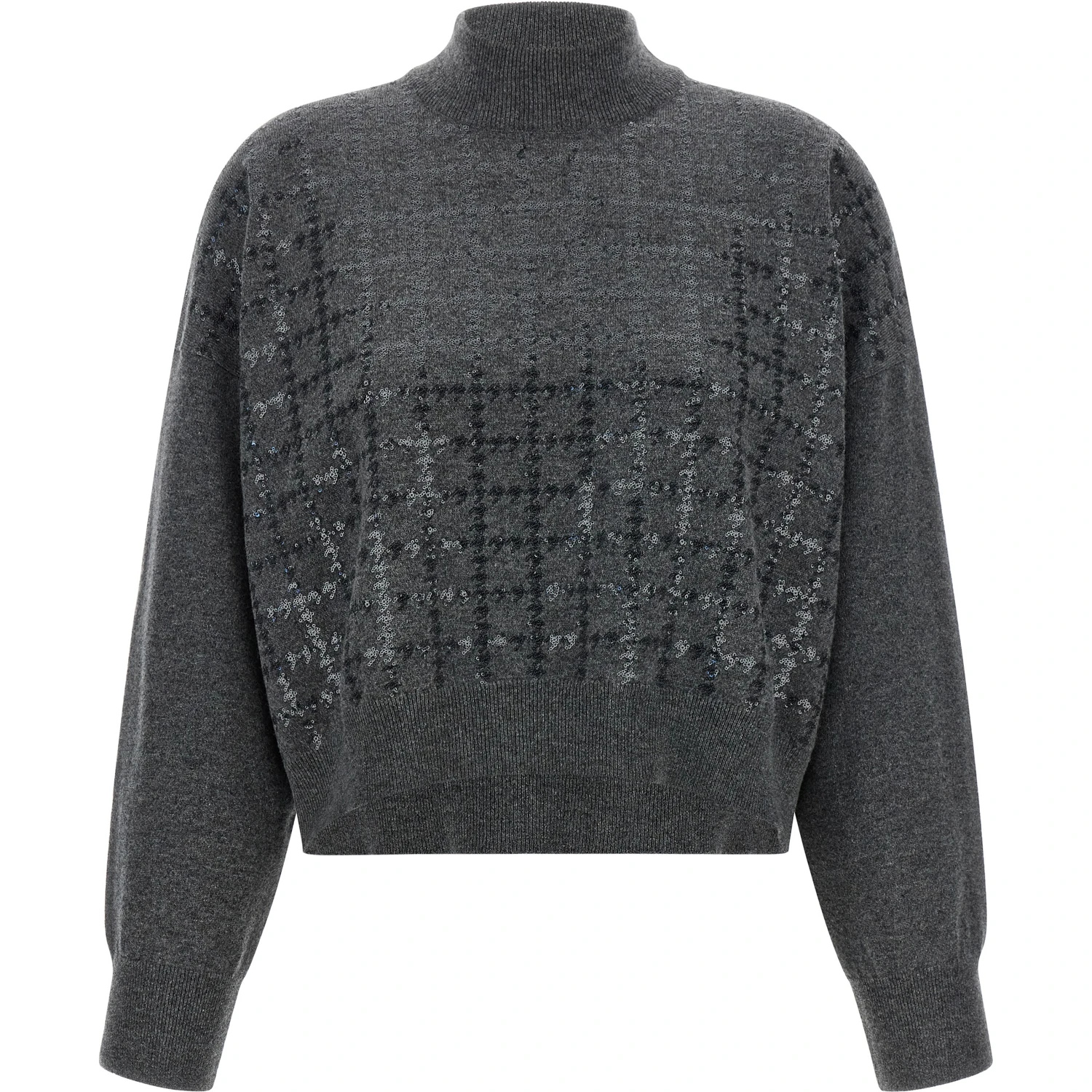 Gray Cashmere Cardigan