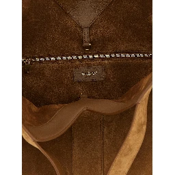 Brown Calfskin Tote Bag