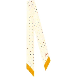 Multicolor Silk Foulard