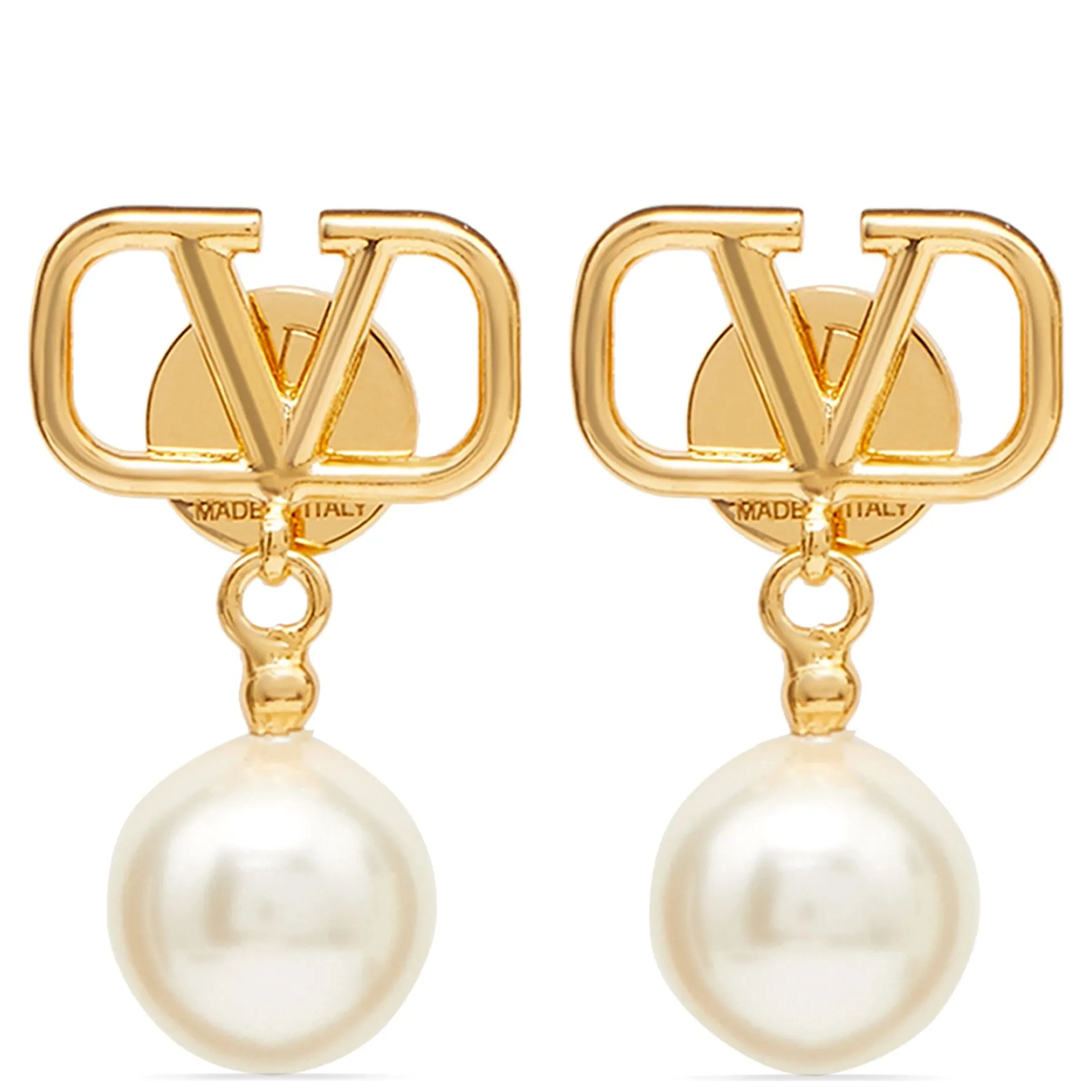 Gold Brass Earrings