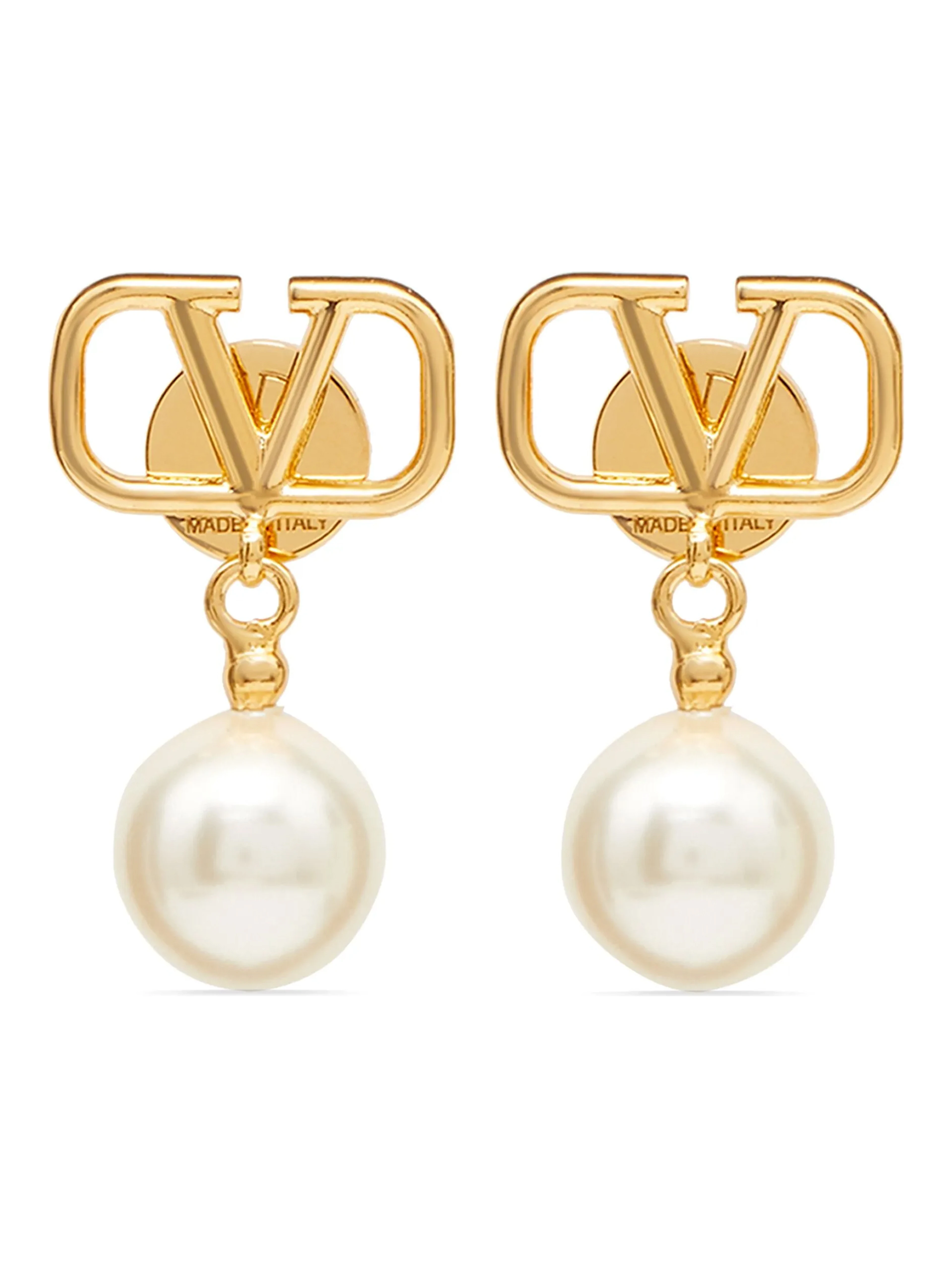Gold Brass Earrings