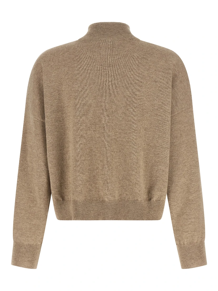 Beige Cashmere Cardigan