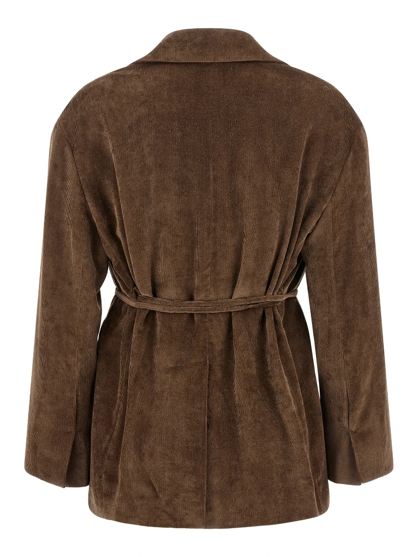 Brown Viscose Blazer