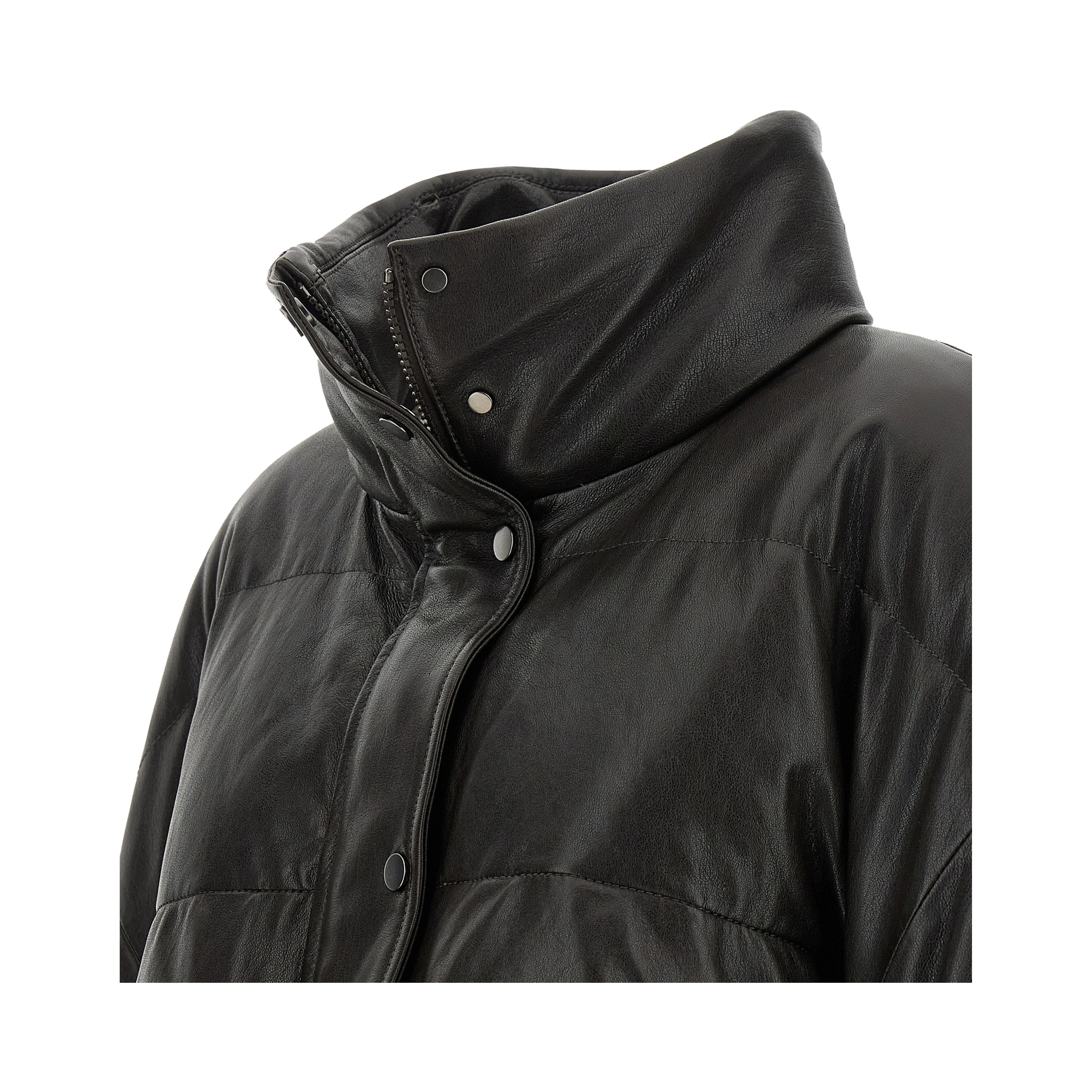 Brown Lamb Leather Leather Jacket