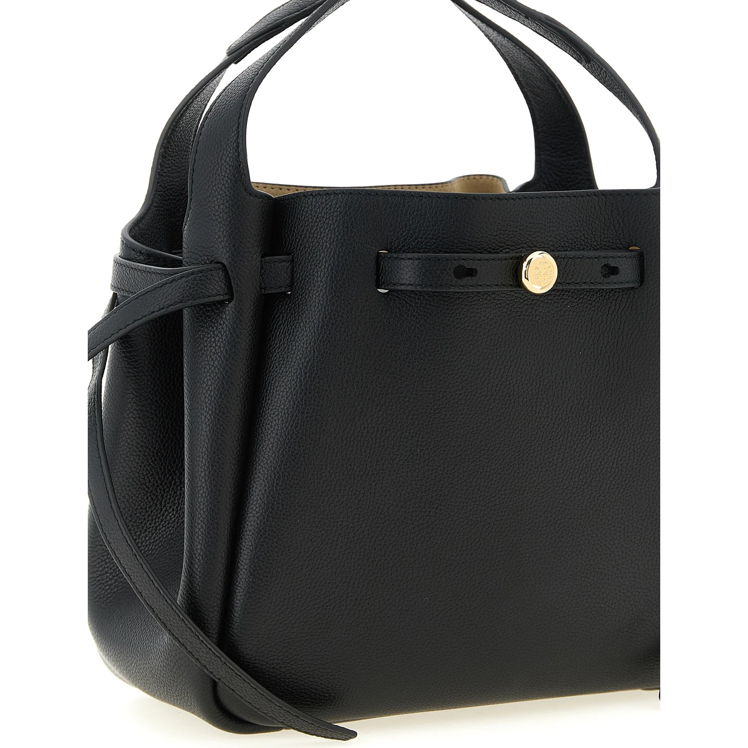 Black Cowhide Handbag