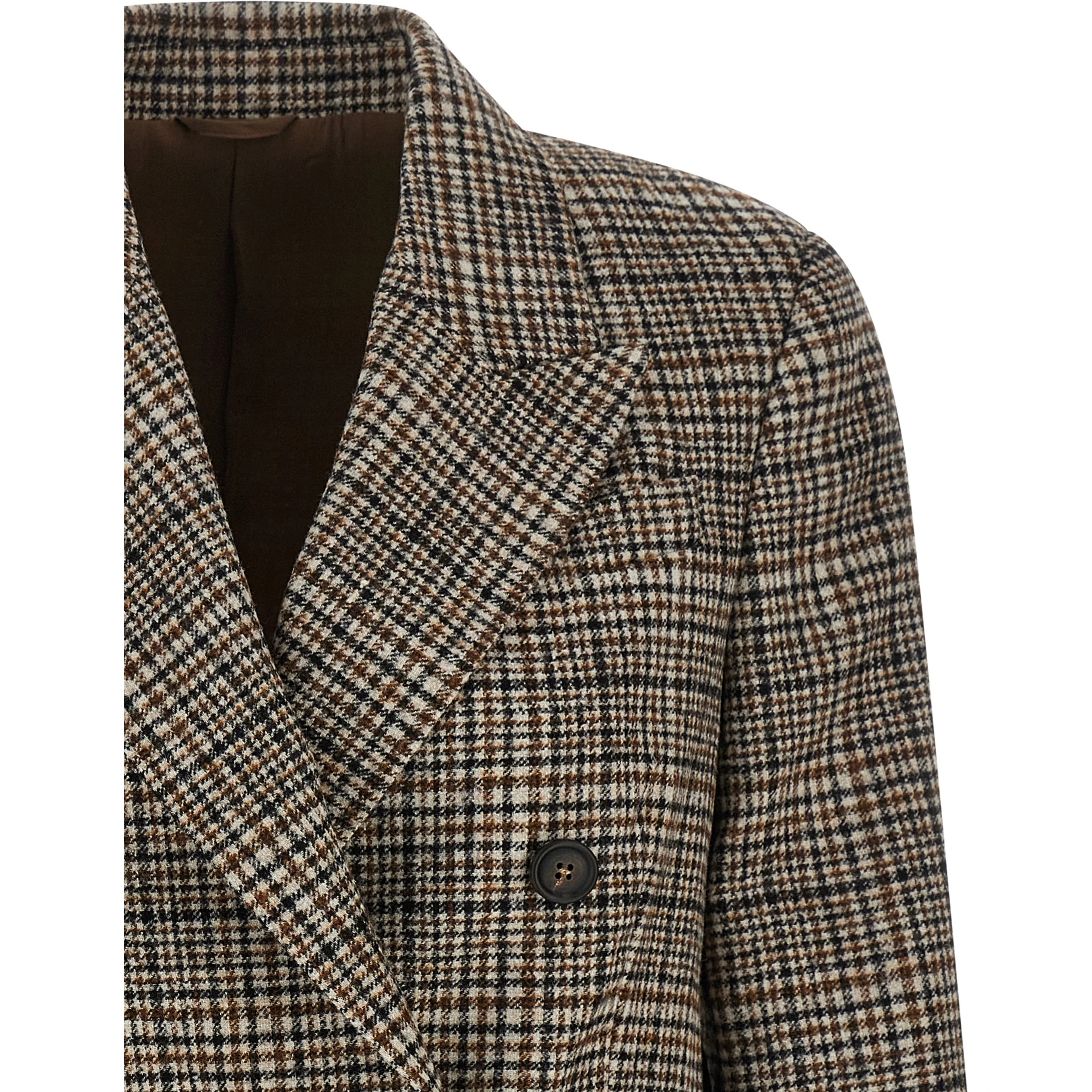 Beige Alpaca Leather Blazer