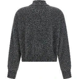 Gray Cashmere Cardigan