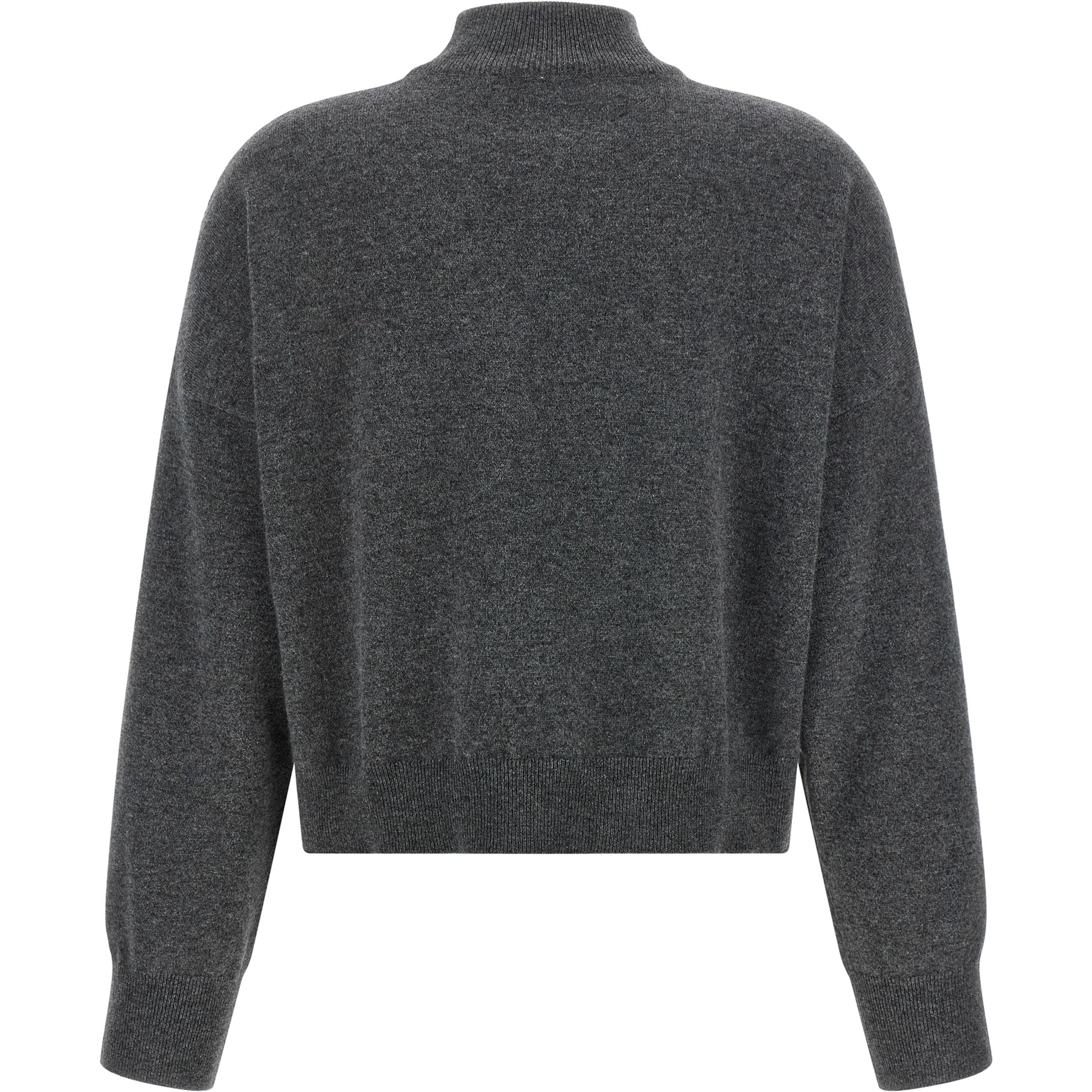 Gray Cashmere Cardigan