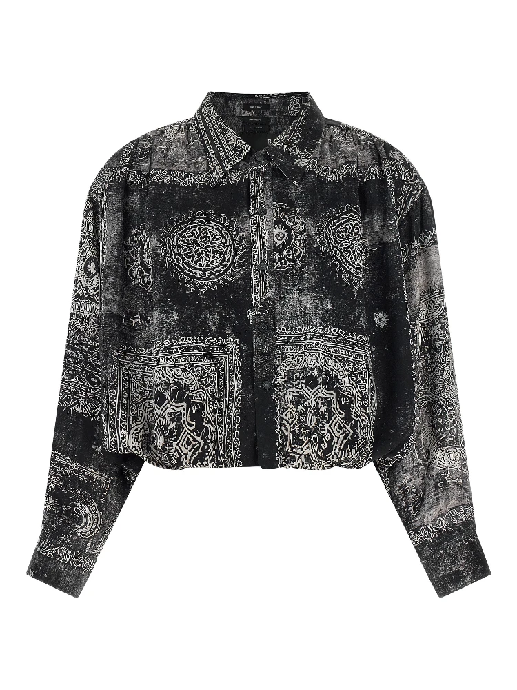 Black Silk Blouse
