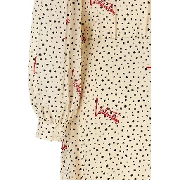 Multicolor Silk Midi Dress