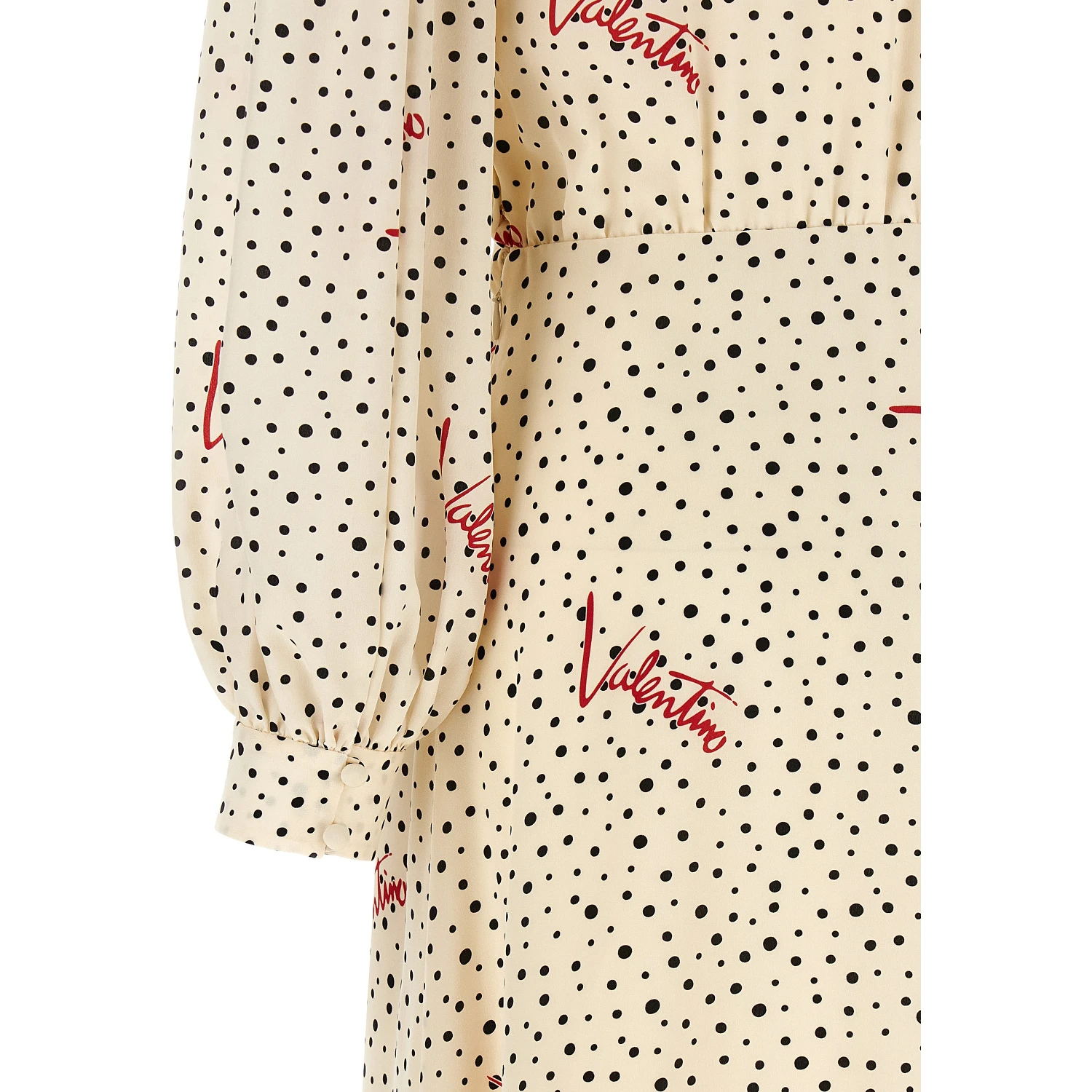 Multicolor Silk Midi Dress