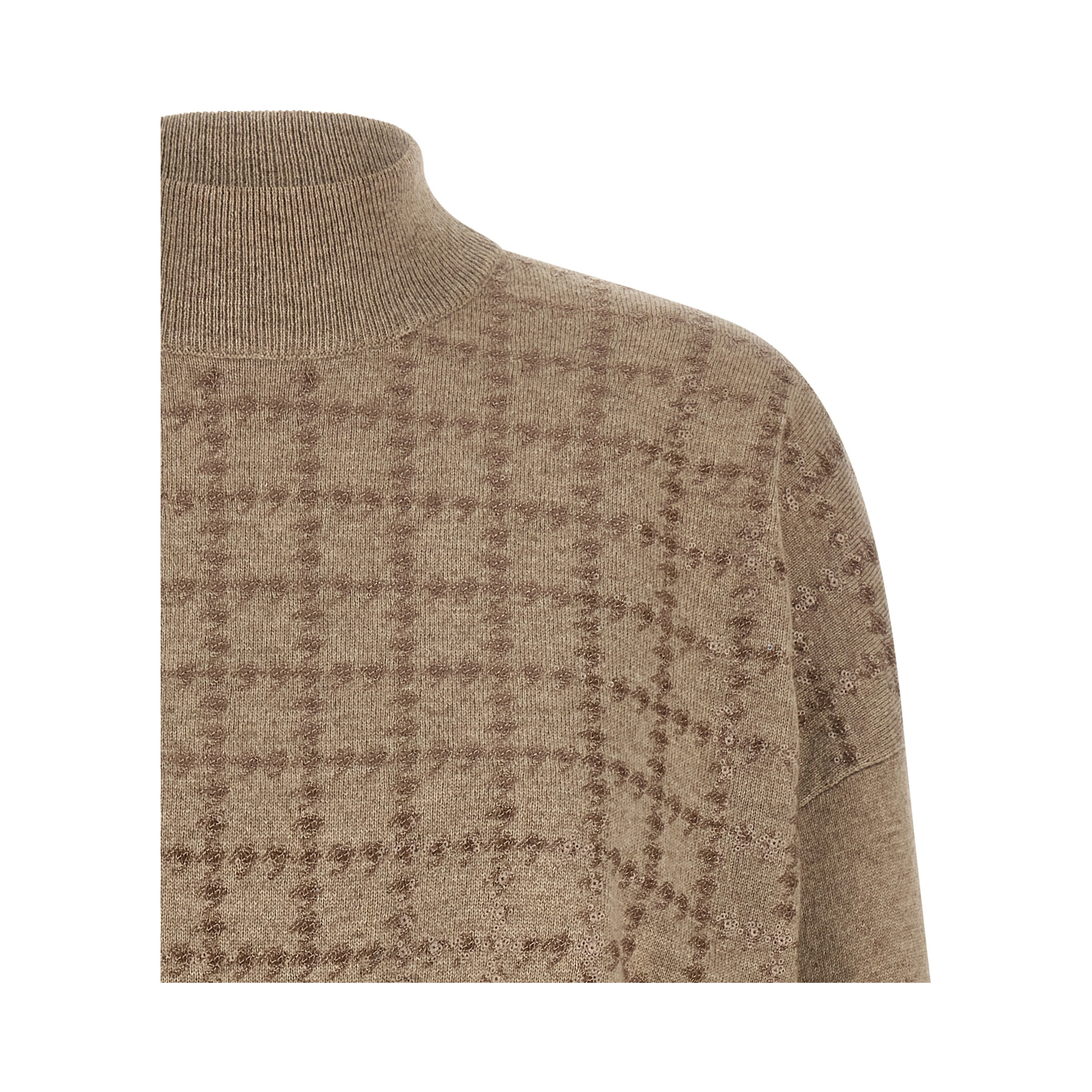 Beige Cashmere Cardigan