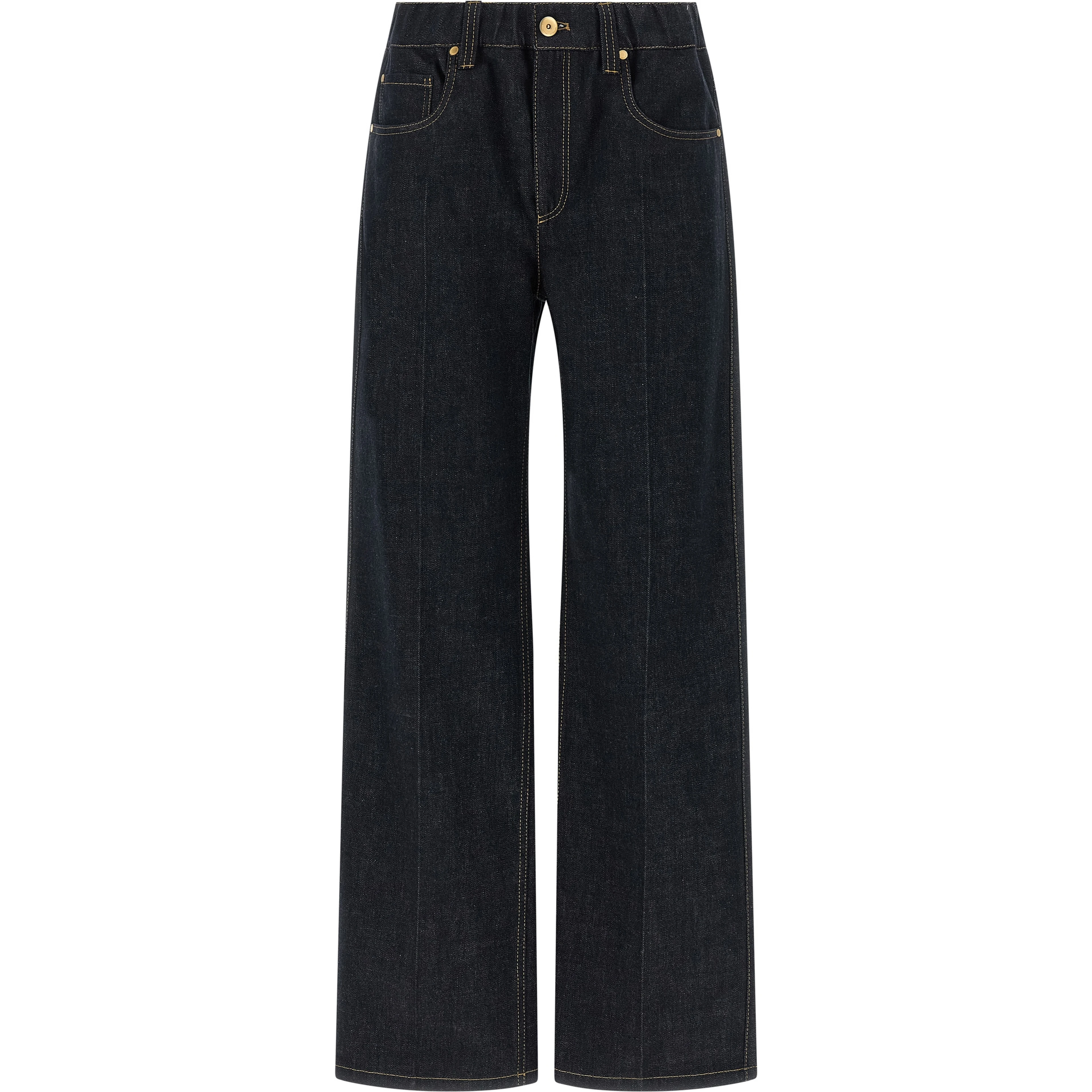 Blue Cotton Jeans Denim
