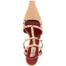 Multicolor Calfskin Mid Heel Pumps