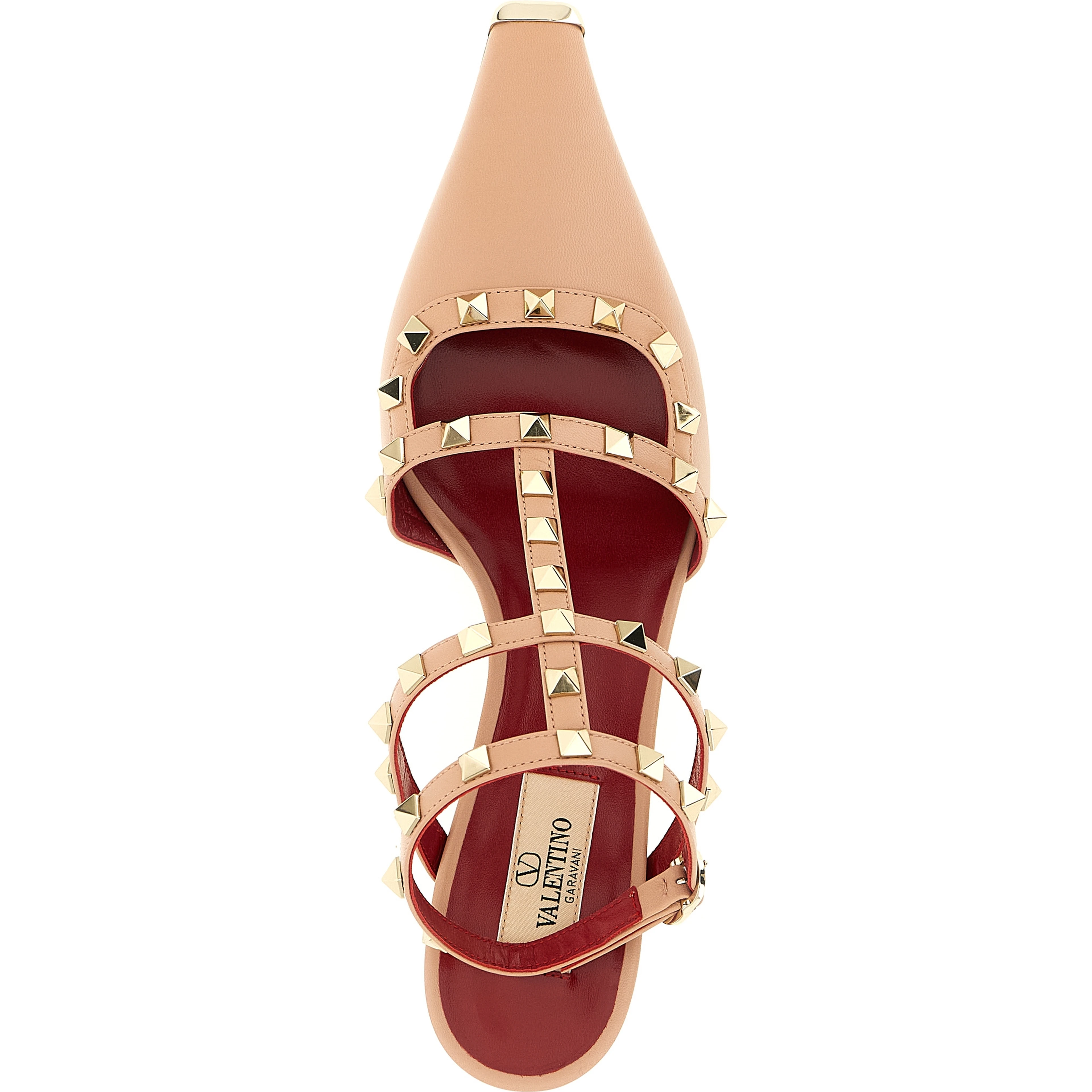 Multicolor Calfskin Mid Heel Pumps