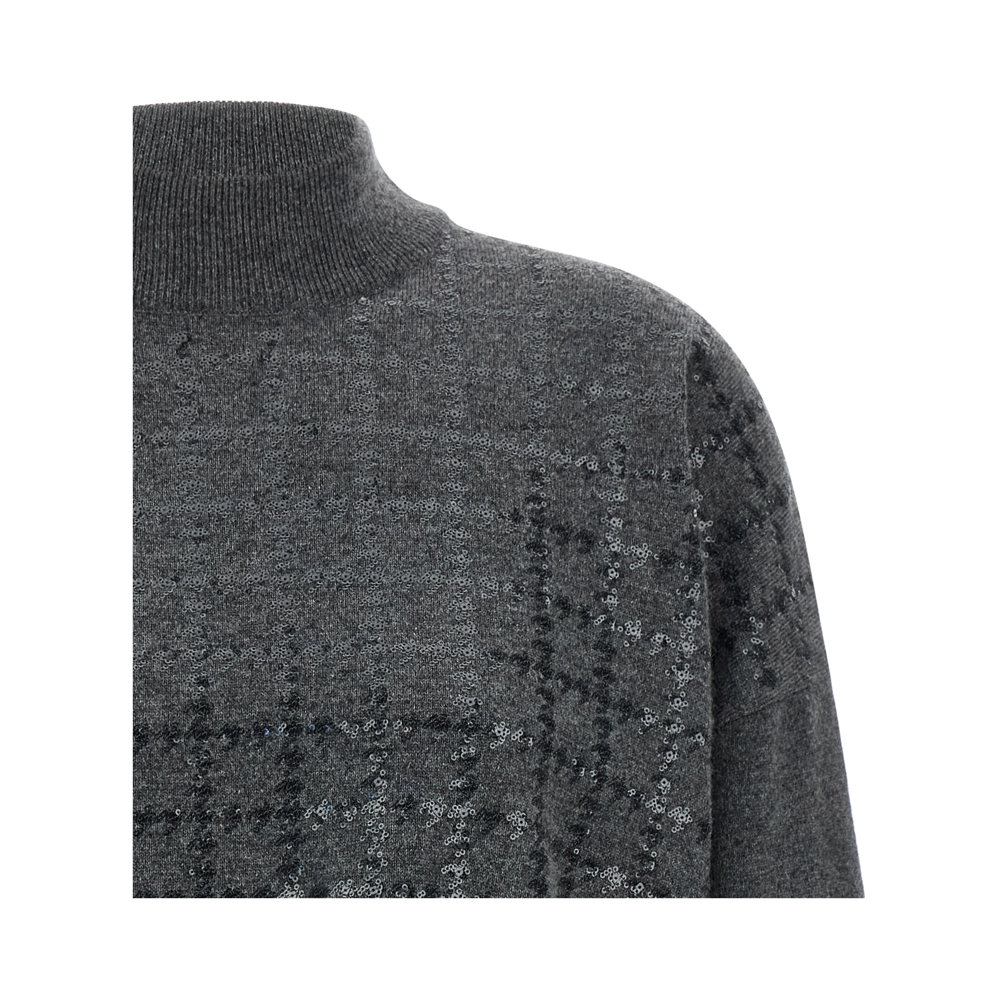 Gray Cashmere Cardigan