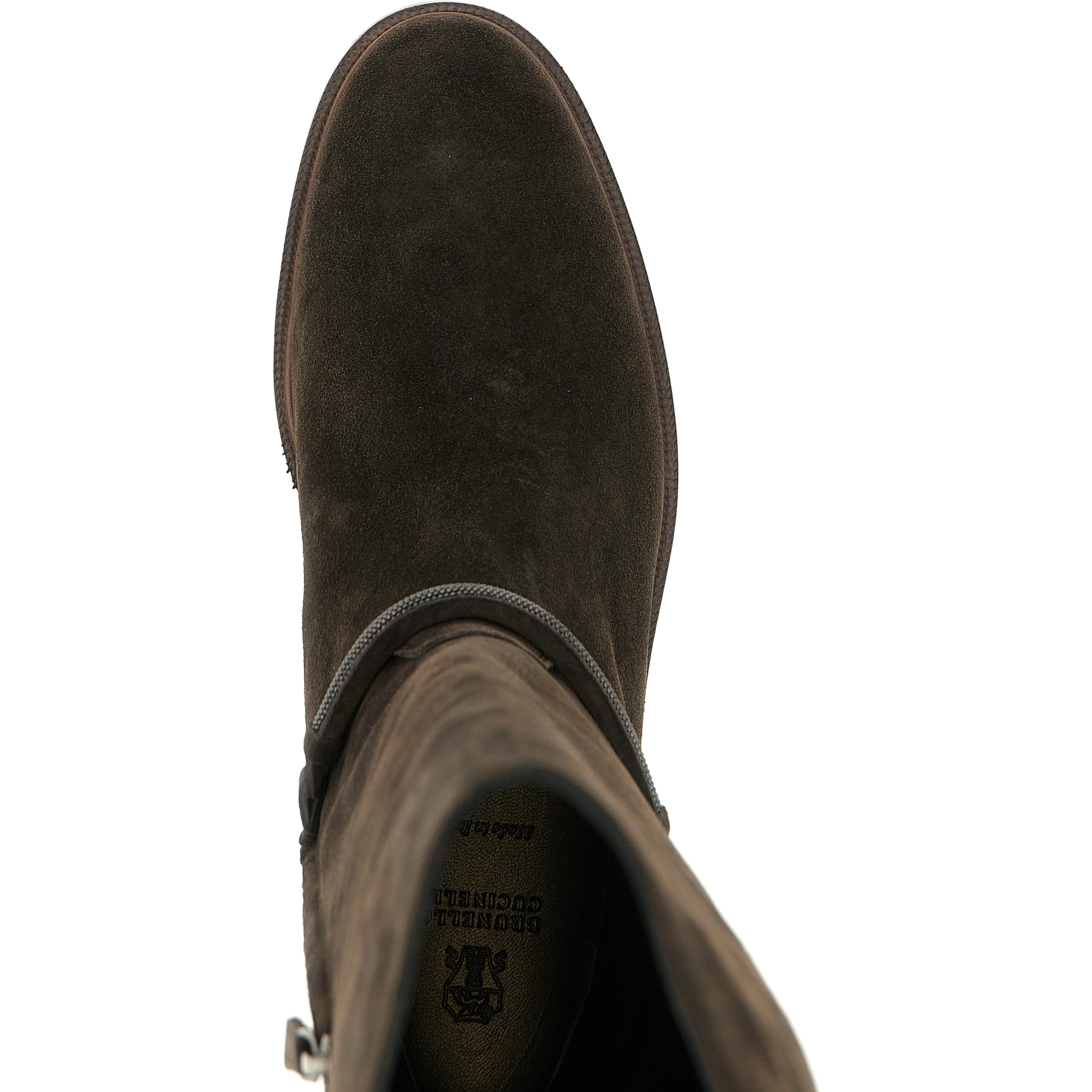 Black Calfskin Over The Knee