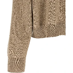 Beige Cashmere Cardigan