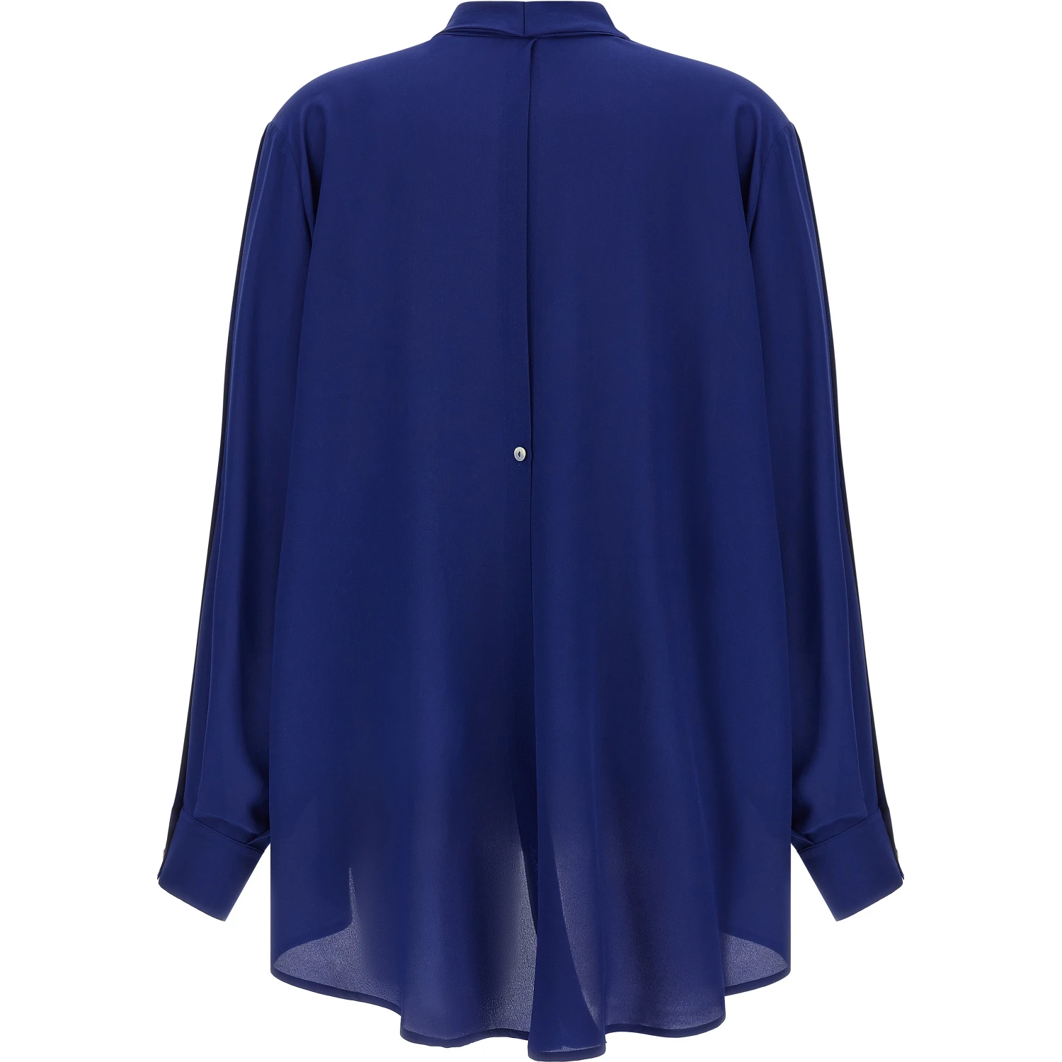 Blue Silk Blouse