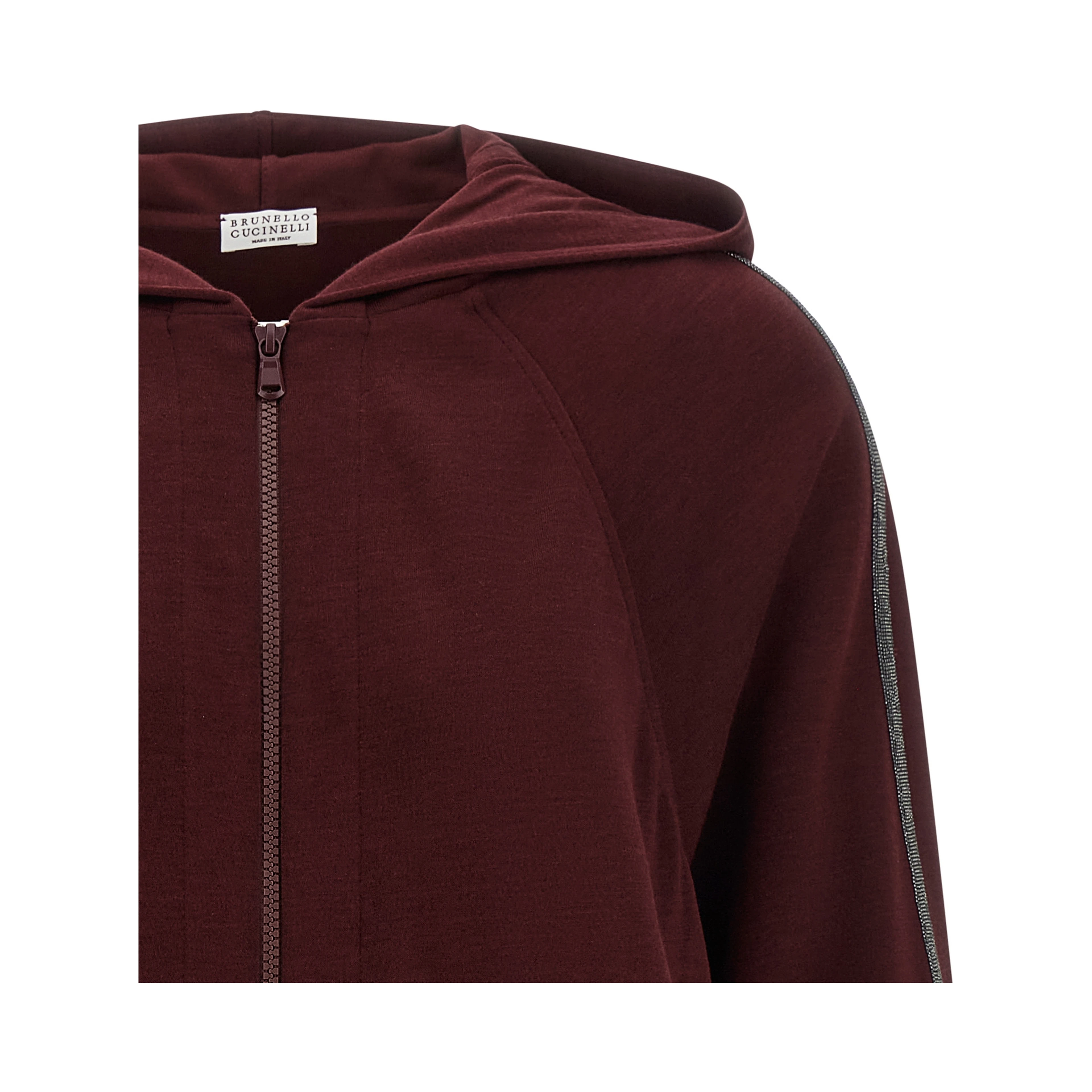 Bordeaux Cotton Sweatshirt