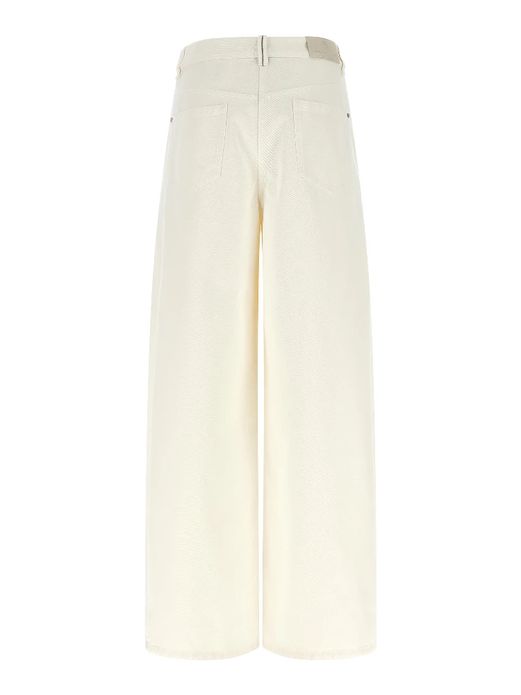 White Cotton Relaxed Fit Jeans alternative