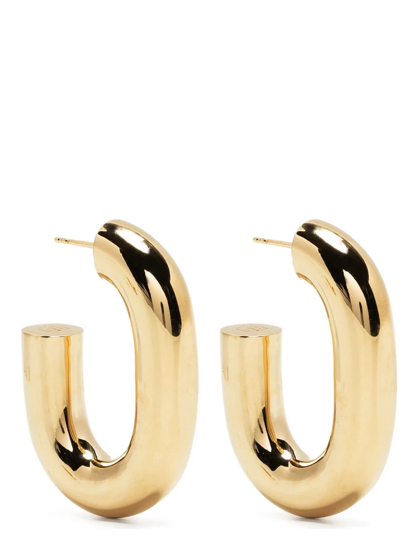 Gold Brass Earrings