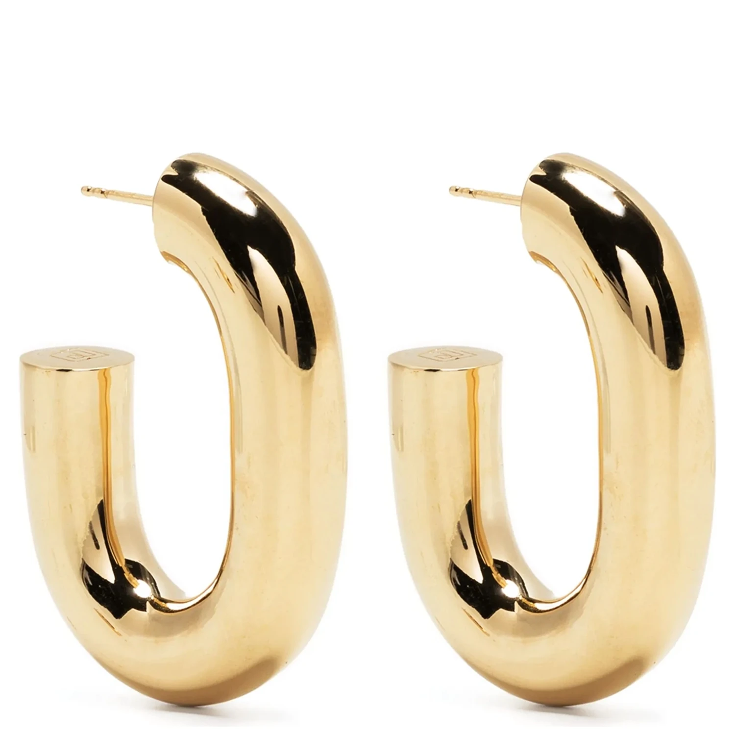 Gold Brass Earrings